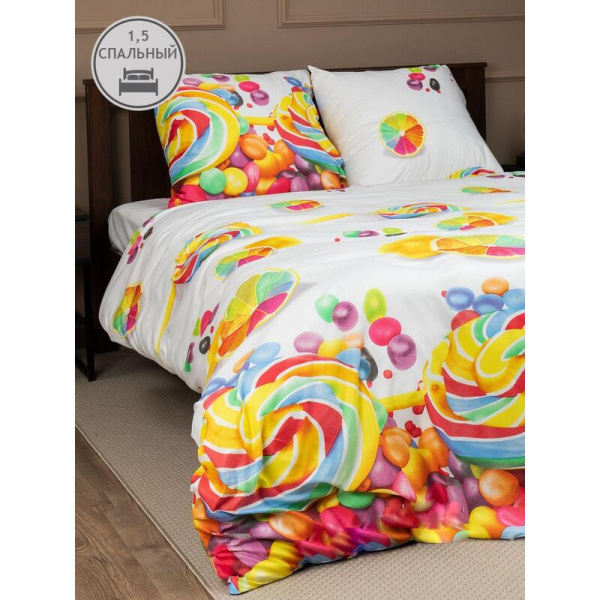 Постельное белье Amore Mio Candy 93789 (1.5-спальное, микрофибра)