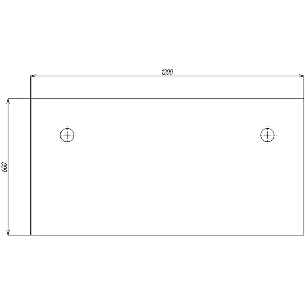 Элемент Avance 6МБК.168 (венге/алюминий матовый, 1200х600х750 мм)