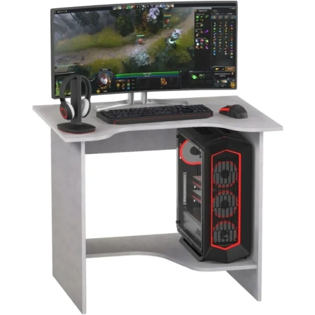 Стол компьютерный (бетон, 900х670х740 мм)