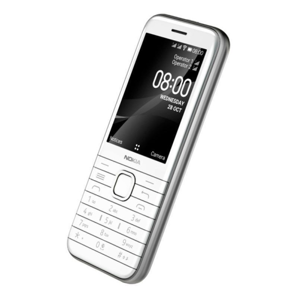 Мобильный телефон Nokia 8000 DS TA-1303 белый (16LIOW01A09)