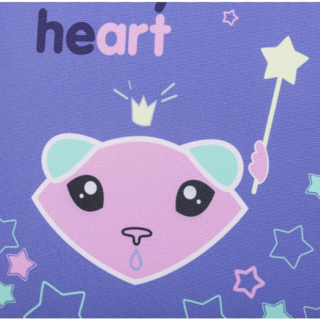 Ранец №1 School Light Princess анатомический серый с двумя отделениями