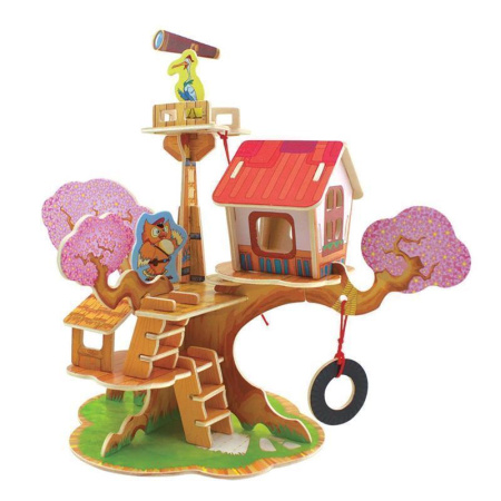 Сборная модель из дерева Rezark Серия Лесные домики Дом сторожа