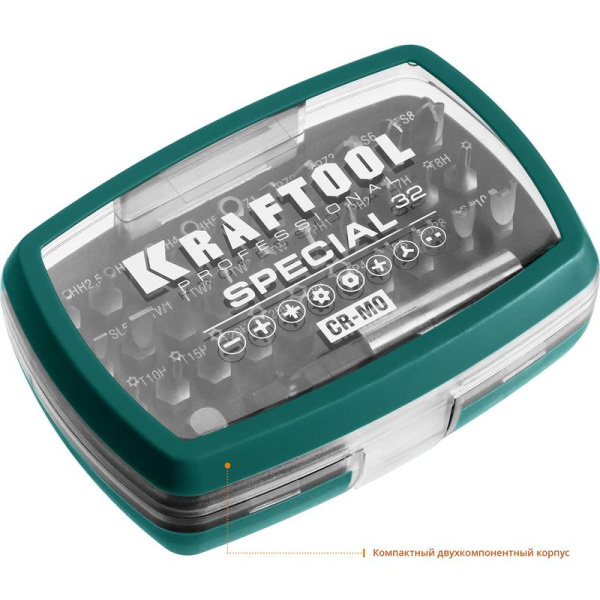 Набор бит Kraftool Special 32 предмета (2610-H32)