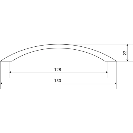 Ручка StahlBuro A204-128 хром
