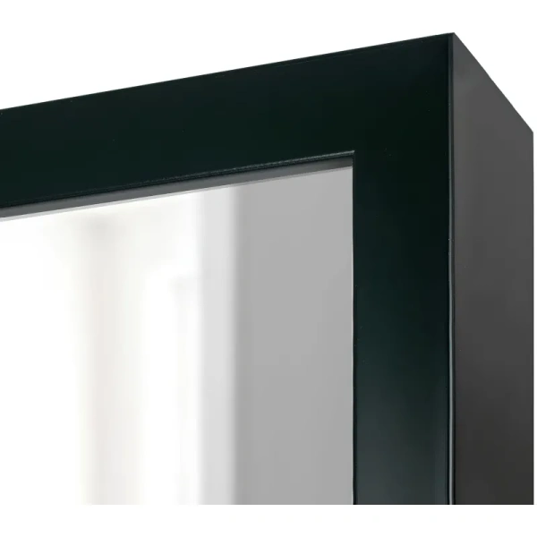 Зеркало настенное (черный, 340х640 мм)