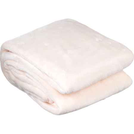 Плед Luscan микрофибра 200х220 см бежевый