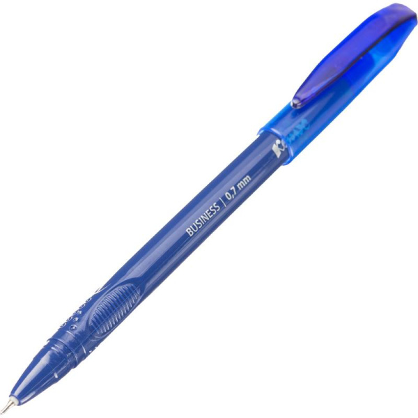 Ручка шариковая неавтоматическая Комус Business синяя (толщина линии 0.7  мм)