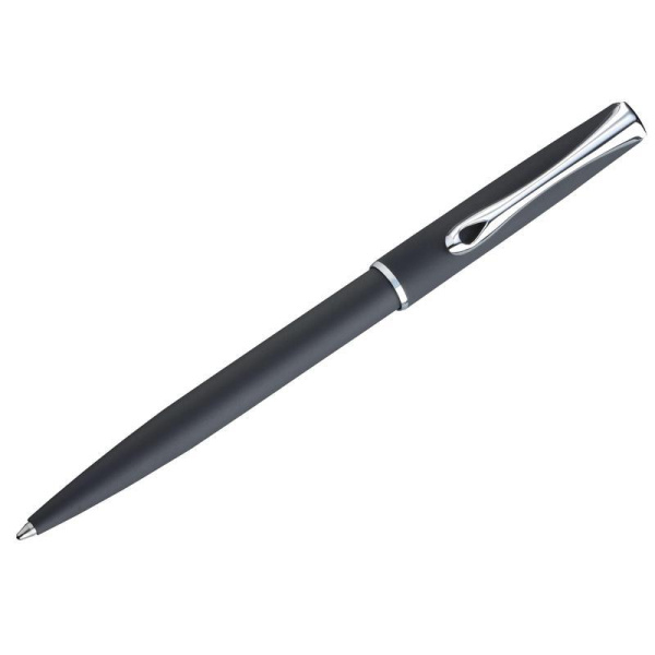 Ручка шариковая Diplomat Traveller lapis black цвет чернил синий цвет корпуса черный (артикул производителя D20000817)
