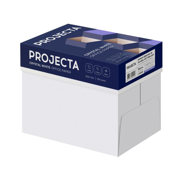 Бумага для офисной техники Projecta (А4, марка В, 80 г/кв.м, 500 листов)