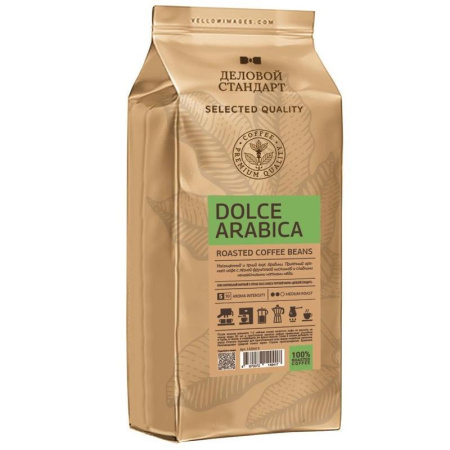 Кофе в зернах Деловой Стандарт Dolce Arabica 100% арабика 1 кг