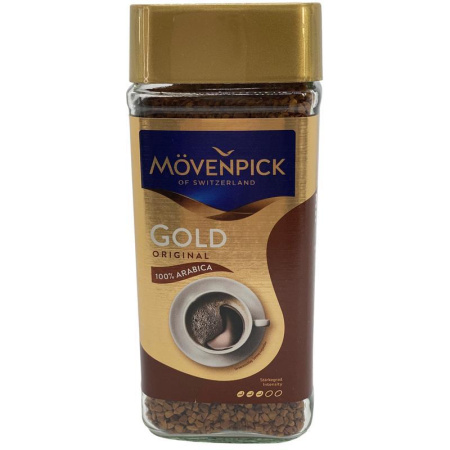 Кофе растворимый Movenpick Gold Original 100 г (стекло)