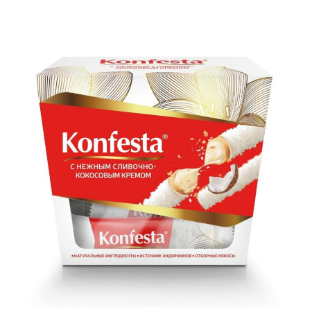 Конфеты Konfesta с кокосом 130 г