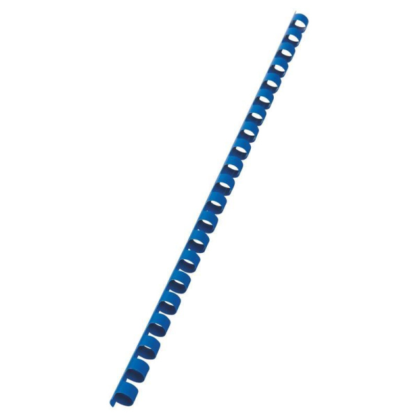 Пружины для переплета пластиковые GBC 10 мм синие (100 штук в упаковке)