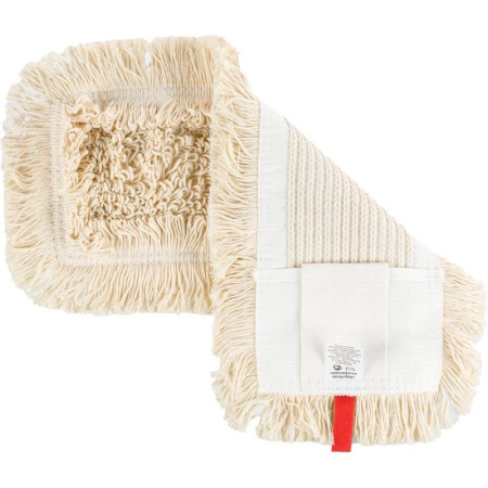 Насадка МОП для швабры-флаундера (плоской) Кадыйская мануфактура  КонтрактПлюс хлопок  43.5x14.3 см бежевая