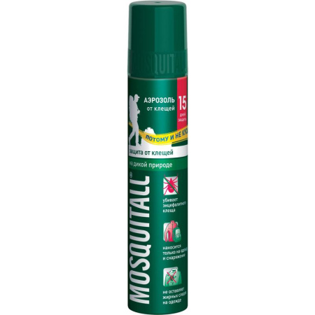 Средство от насекомых Mosquitall Защита от клещей