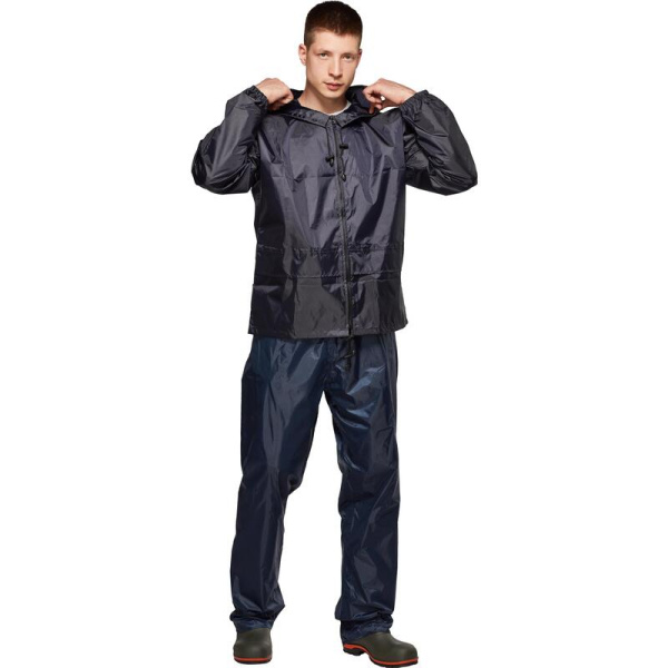 Куртка-ветровка Лидер темно-синяя (размер 56-58, рост 182-188)