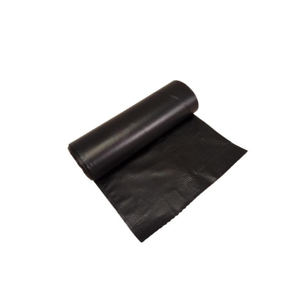 Мешки для мусора на 120 л Эконом черные (ПНД, 14 мкм, в рулоне 10 шт,  70х110 см)