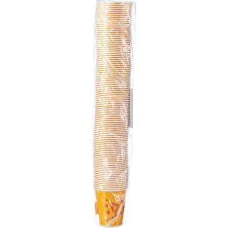 Стакан одноразовый бумажный 300 мл 100 штук в упаковке Huhtamaki Whizz