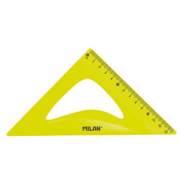 Набор чертежный Milan (линейка 30 см, треугольник 17 и 13 см, транспортир 10 см)