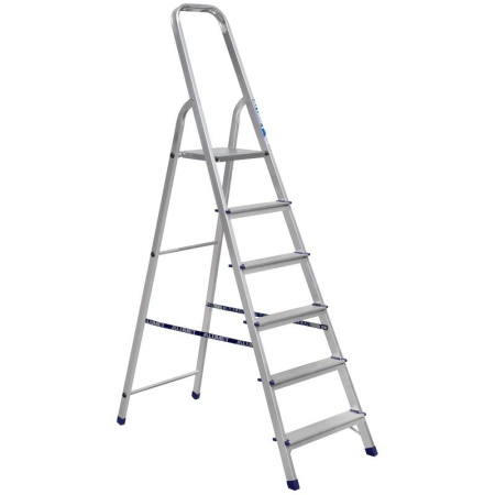 Стремянка алюминиевая 6 ступеней Алюмет Ам706