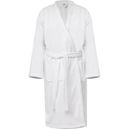 Халат велюровый Luscan размер 58 (4XL) белый