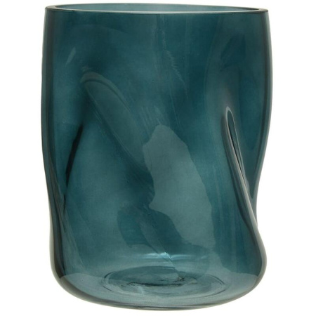 Ваза для цветов Вещицы Динамика синяя