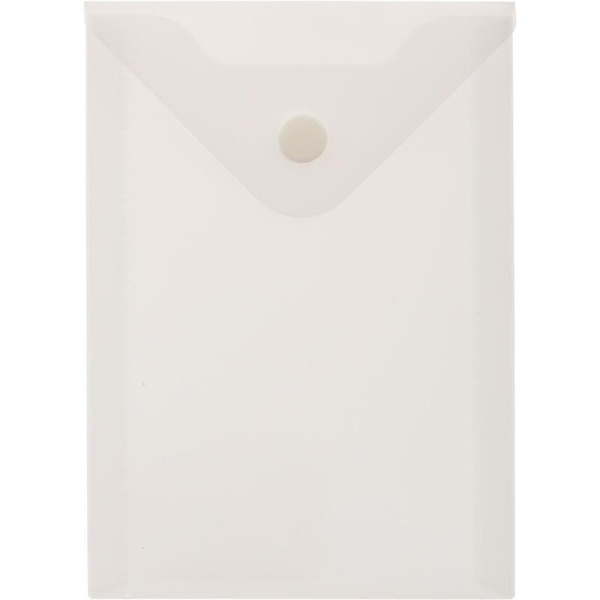 Папка-конверт на кнопке A6 ассорти 0.18 мм (10 штук в упаковке)