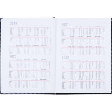 Ежедневник недатированный Attache Каньон искусственная кожа А4 176 листов синий (202x272 мм)