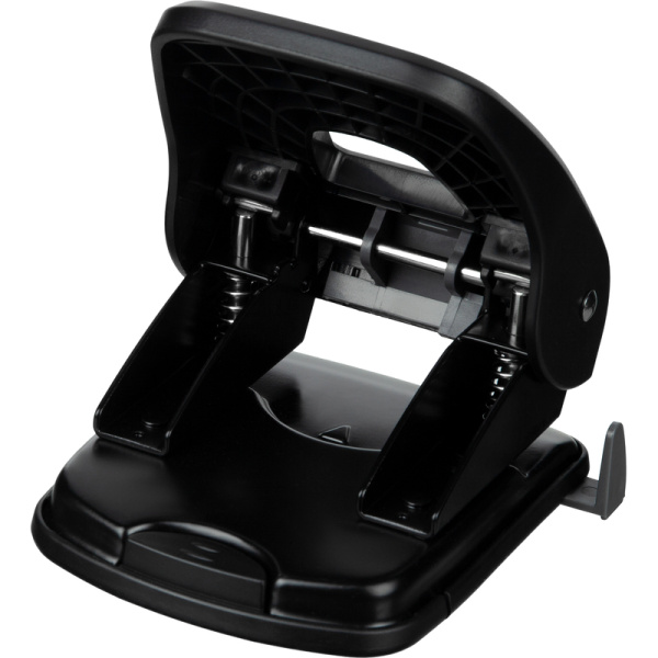 Дырокол Attache Perform до 40 листов черный с линейкой