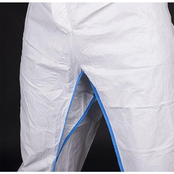 Комбинезон одноразовый с капюшоном белый/синий Lakeland MicroMAX NS CoolSuit (размер 58-62, XXL, EMNC428)