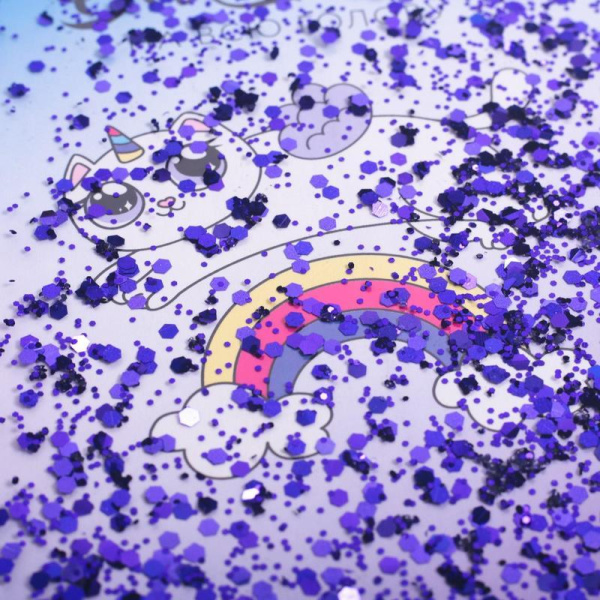 Еженедельник недатированный ArtFox Волшебная на всю голову ПВХ А5 64 листа фиолетовый (140х200 мм)