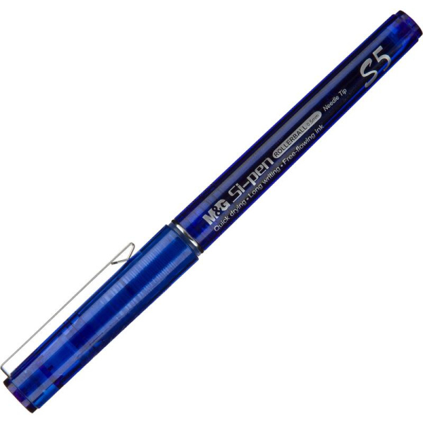 Роллер M&G S5 синий (толщина линии 0.4 мм)