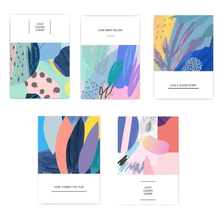 Блокнот Canbe Pattern А5 80 листов в ассортименте на склейке (140x200  мм)