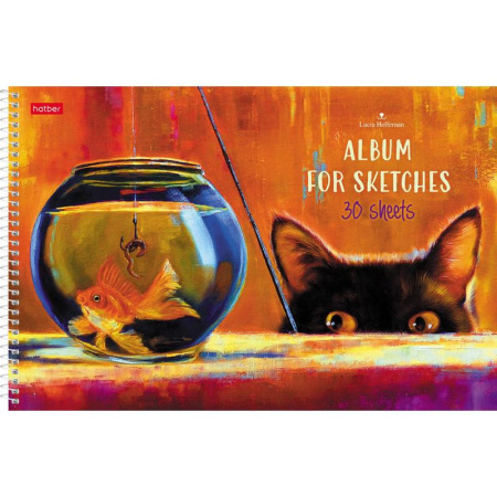 Альбом для рисования Hatber Узнай себя А4 30 листов (обложка в  ассортименте)