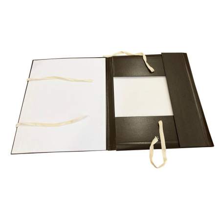 Папка архивная на 4-х завязках Эврика 40 мм (600х700 мм) картон/бумвинил  до 400 листов