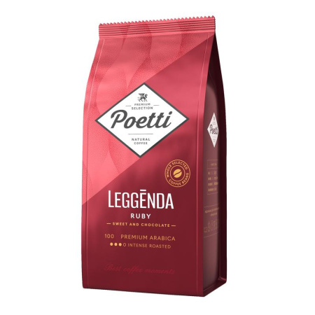Кофе в зернах Poetti Leggenda Ruby 100% арабика 1 кг Кофе в зернах Poetti Leggenda Ruby 100% арабика 1 кг