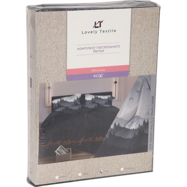 Постельное бельё Lovely textile Эверест (1.5-спальное, бязь)