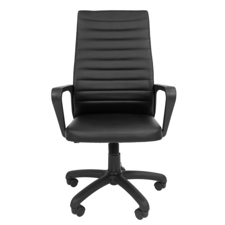 Кресло для руководителя РК 165 черное (экокожа, пластик)