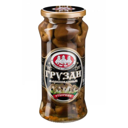 Грузди Скатерть-Самобранка маринованные 580 г