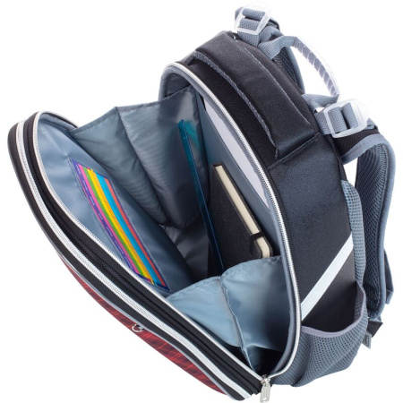 Ранец Комус Класс Basic Котик черный с двумя отделениями