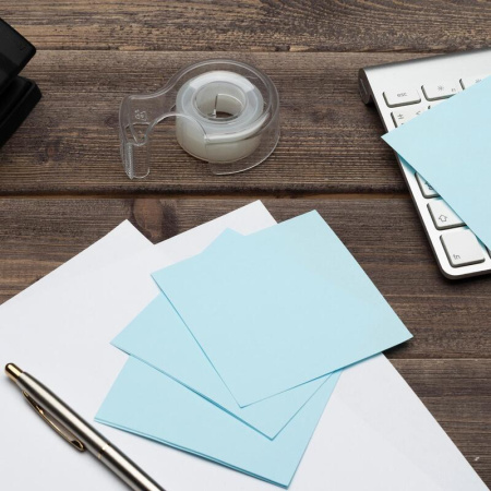 Блок для записей Attache 90x90x50 мм голубой (плотность 80 г/кв.м)