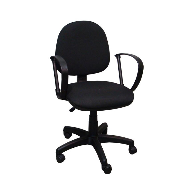 Кресло офисное Фактор черное (ткань, пластик)