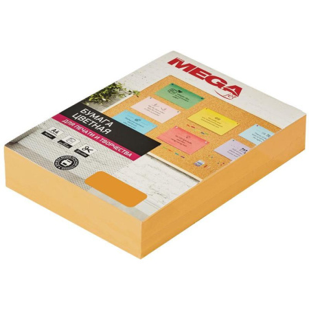 Бумага цветная для офисной техники ProMega Intensive оранжевая (А4, 80 г/кв.м, 500 листов)