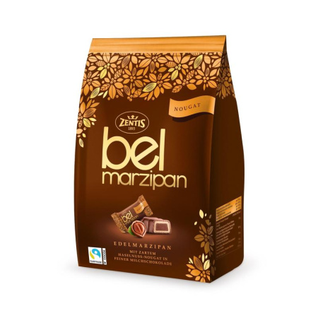 Конфеты шоколадные Zentis Belmarzipan nougat 105 г Конфеты шоколадные Zentis Belmarzipan nougat 105 г