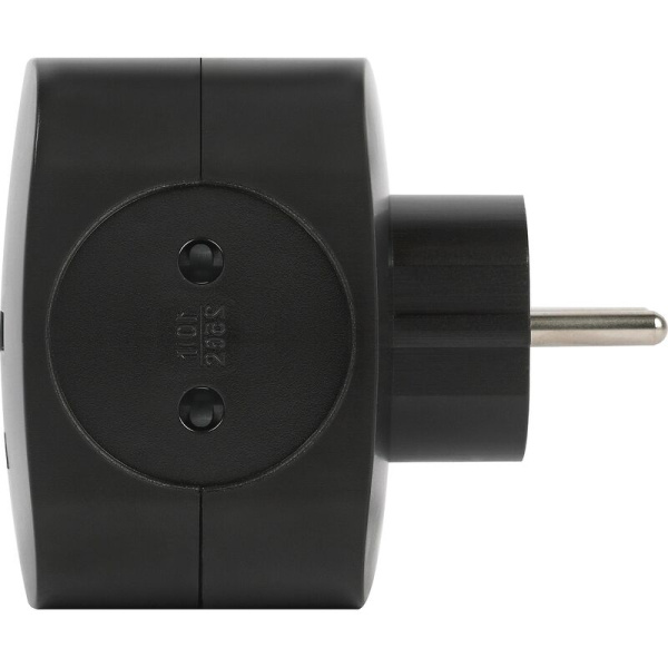 Разветвитель Эра SP-4-USB-B 4 розетки + USB