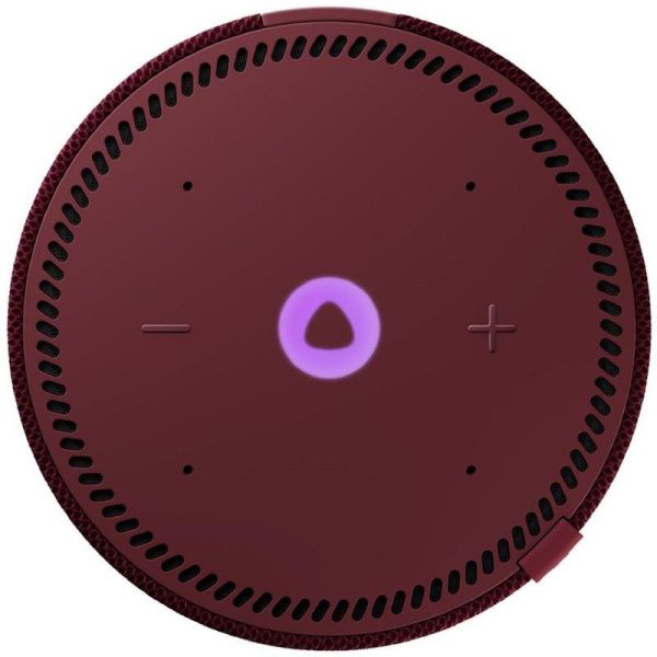 Умная колонка Яндекс.Станция Мини с часами красная (YNDX-00020R)