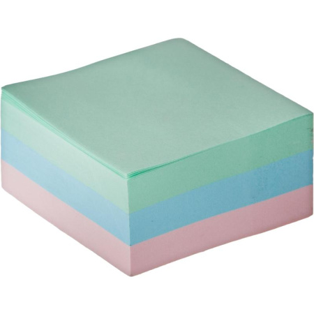 Стикеры Attache Simple 51х51 мм пастельные 3 цвета (1 блок, 300 листов)