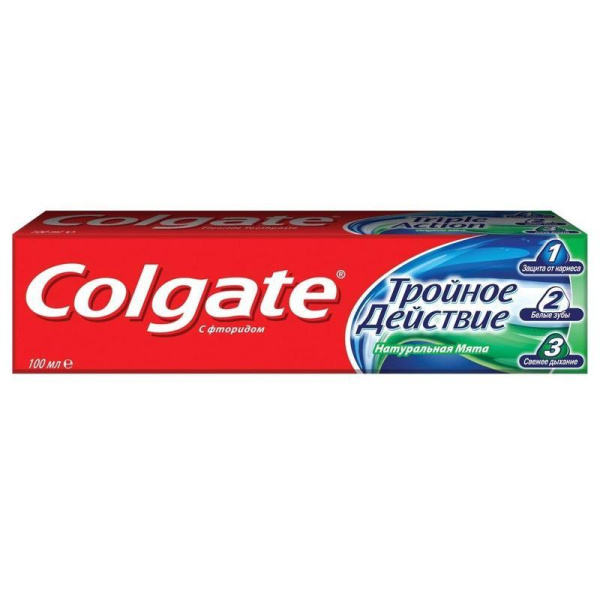 Зубная паста Colgate Тройное действие 100 мл