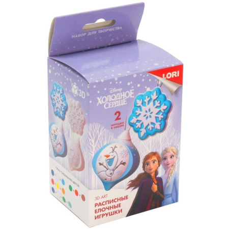 Роспись по дереву Lori Disney Олаф елочная игрушка