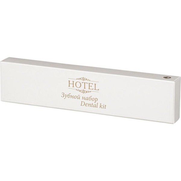 Зубной набор Hotel картон (зубная щетка, паста, 200 штук в упаковке)